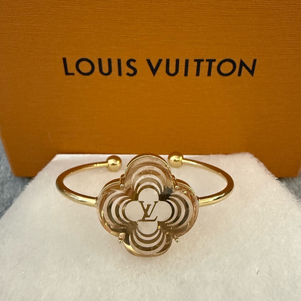 Louis Vuitton A La Folie Flower Cuff Bracelet